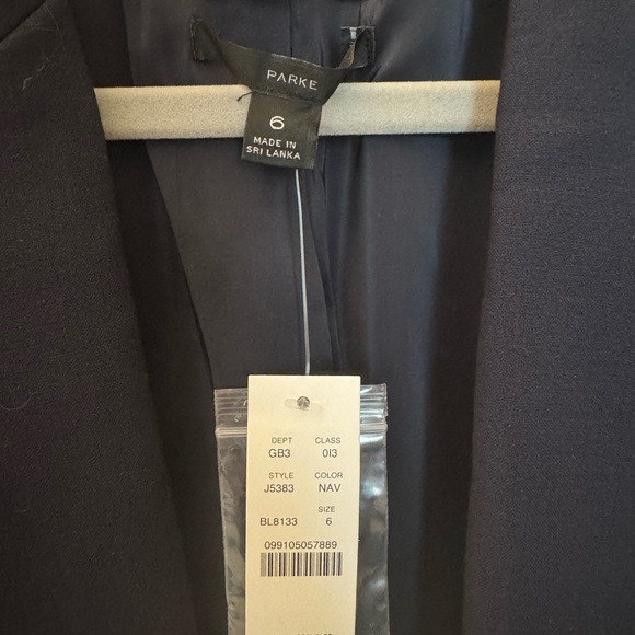 NWT J.CREW Parke Italian stretch wool blazer (suiting) by Tollegno in size 6 - Picture 2 of 3